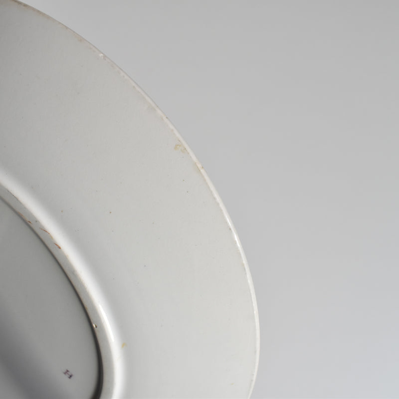Antique Plate U&C Sarreguemines Carina A