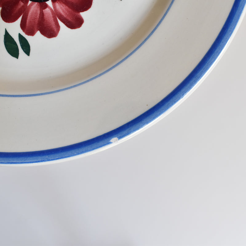 Vintage Dessert Plate HBCM Creil-Montereau Yvonne F