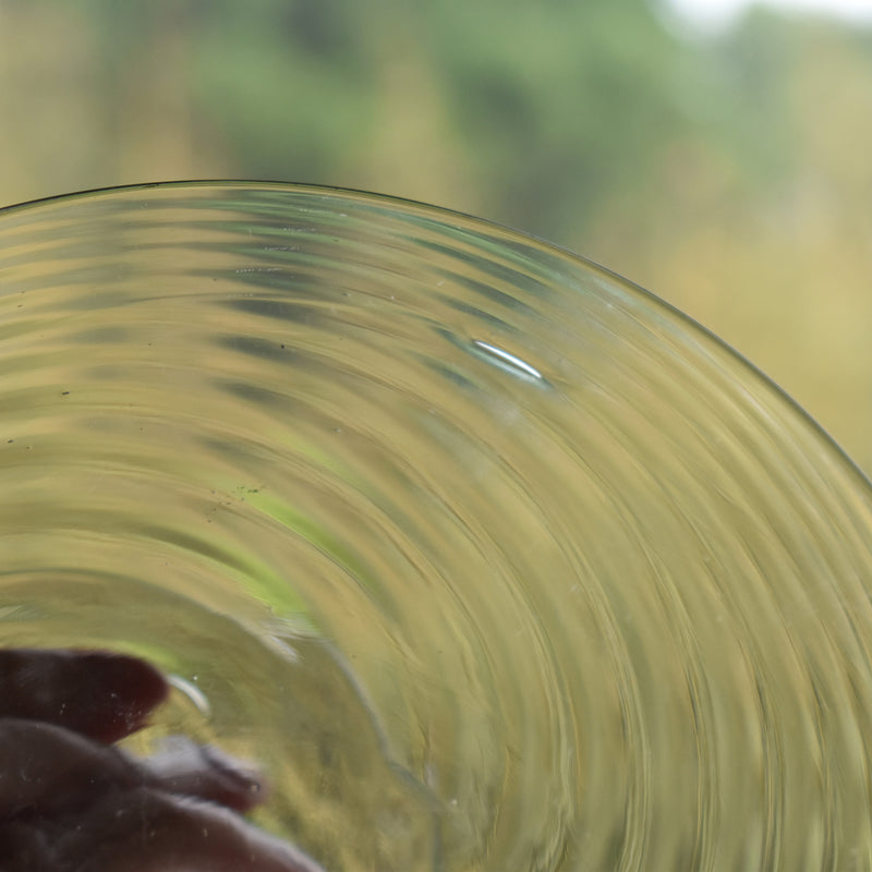 Vintage Blown Glass Compote