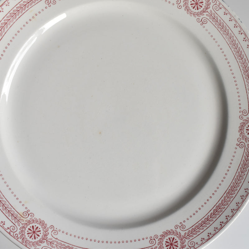 Antique Plate U&C Sarreguemines Carina A
