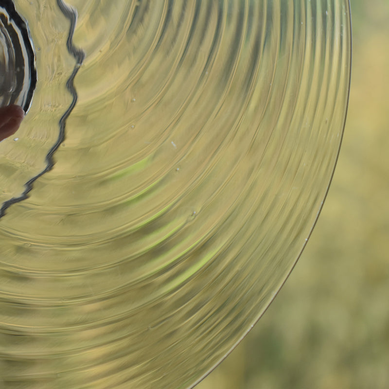 Vintage Blown Glass Compote