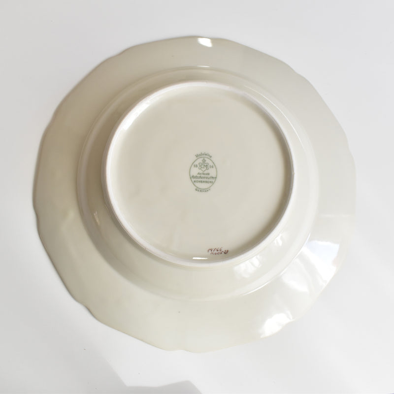 Vintage Deep Plate Hutschenreuther Germany Madelaine D