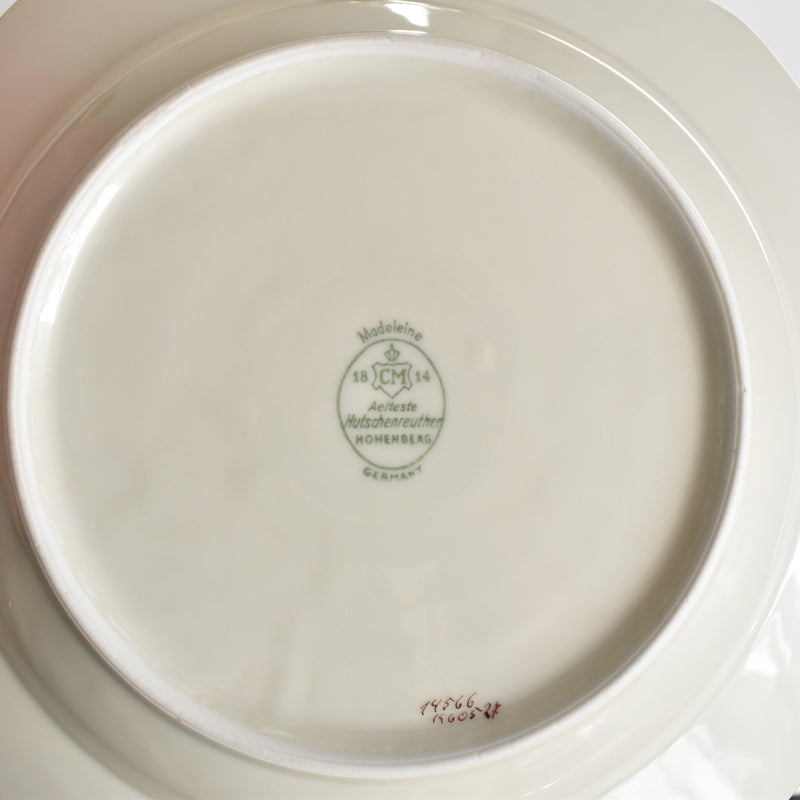 Vintage Deep Plate Hutschenreuther Germany Madelaine D