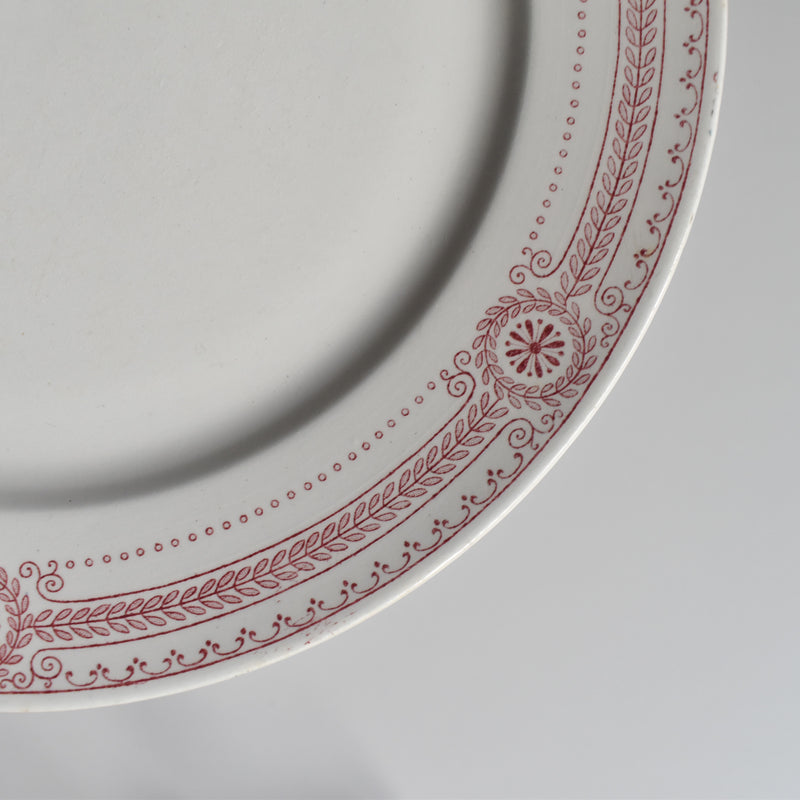 Antique Plate U&C Sarreguemines Carina A