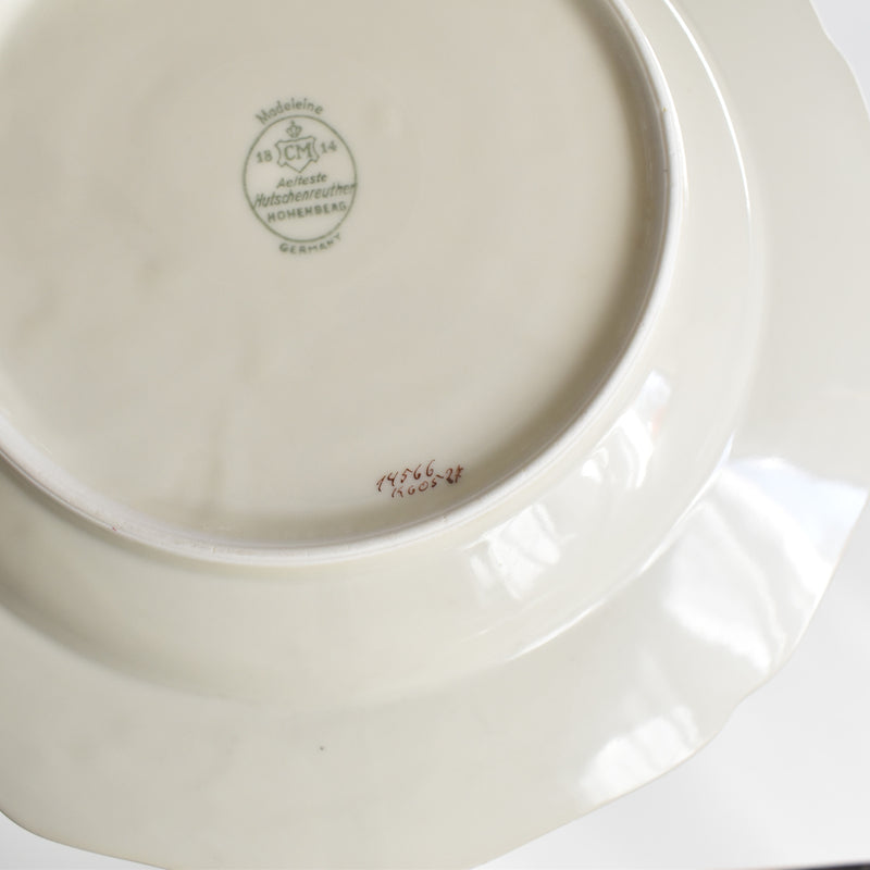 Vintage Deep Plate Hutschenreuther Germany Madelaine D