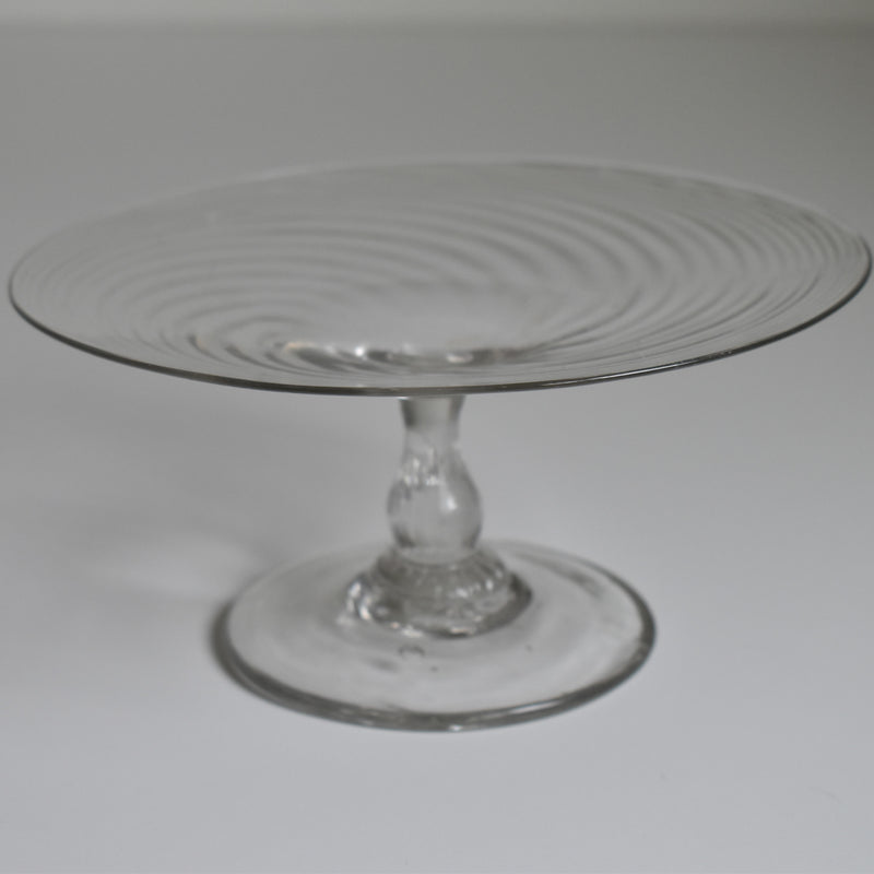Vintage Blown Glass Compote