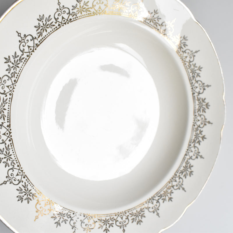 Vintage deep plate Villeroy & Boch 7206 Gold E