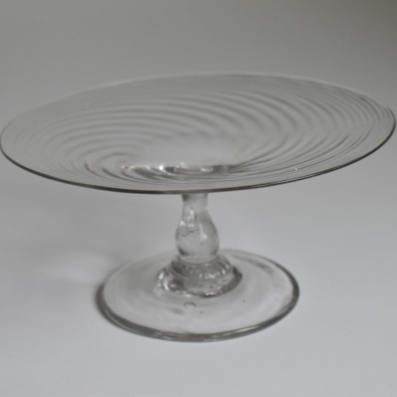 Vintage Blown Glass Compote