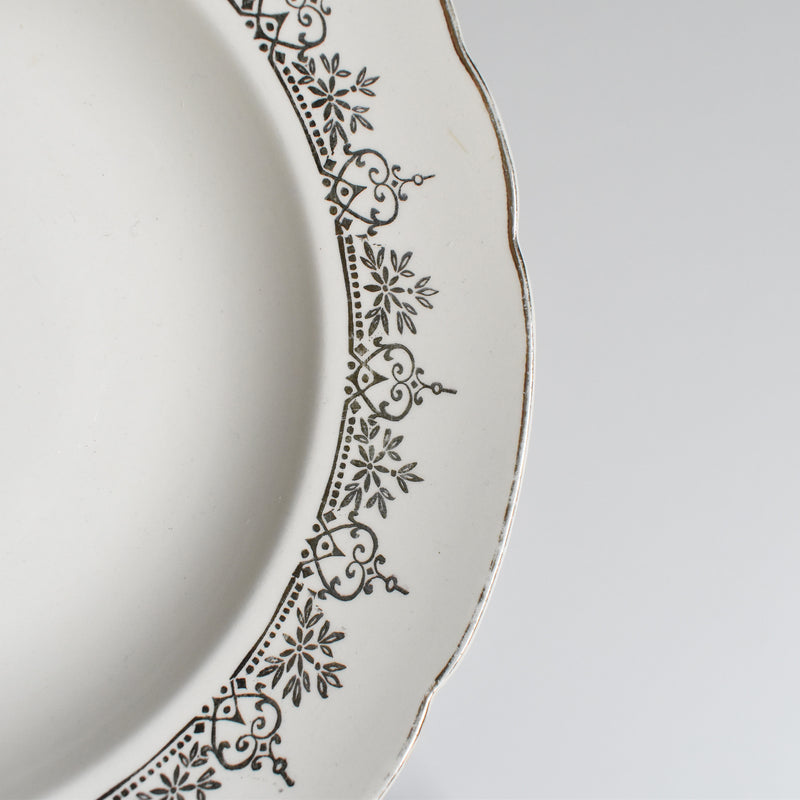 Vintage deep plate Villeroy & Boch 7206 Gold E