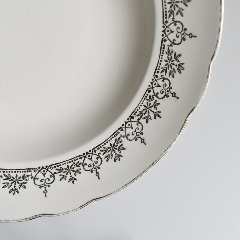 Vintage deep plate Villeroy & Boch 7206 Gold E