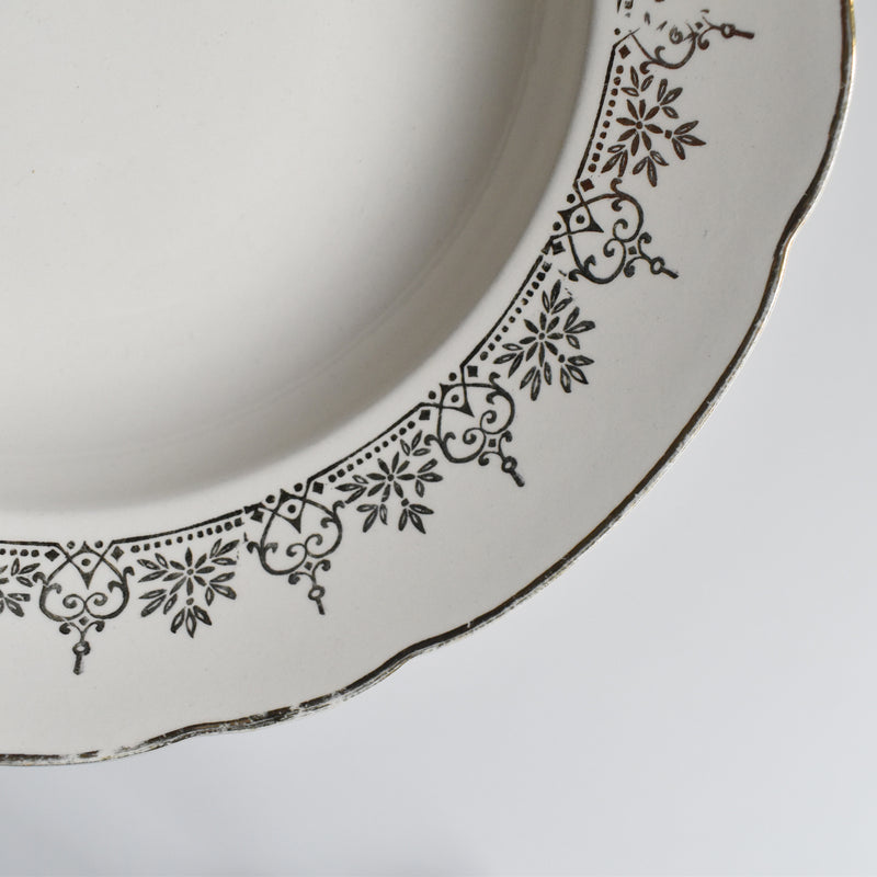 Vintage deep plate Villeroy & Boch 7206 Gold E