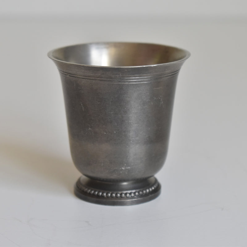 Vintage Pewter Small Goblet ETAINS DU MANOIR