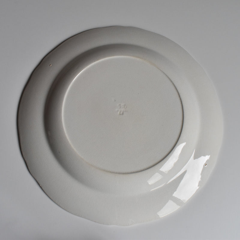 Antique Plate Minton Creamware A