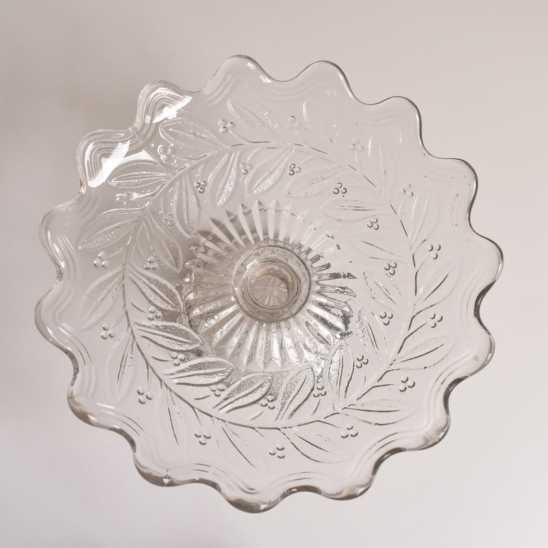 Vintage Glass Compote Gui