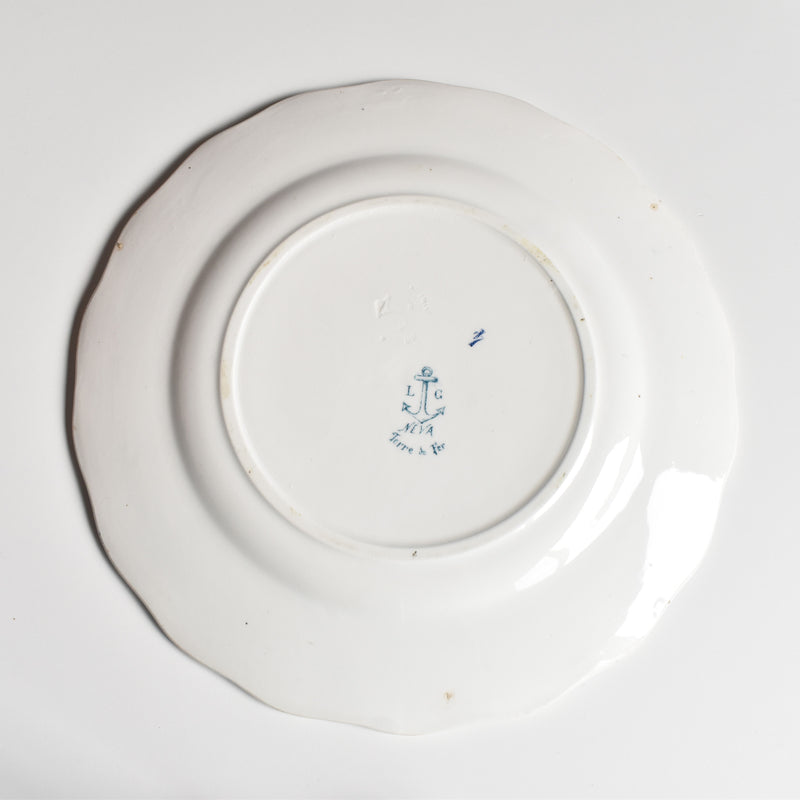 Antique Plate LG Clairfontaine Neva