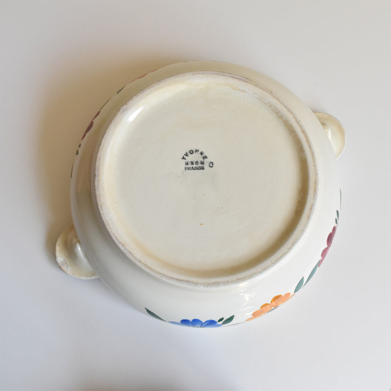 Vintage Legumier HBCM Creil Montereau Yvonne