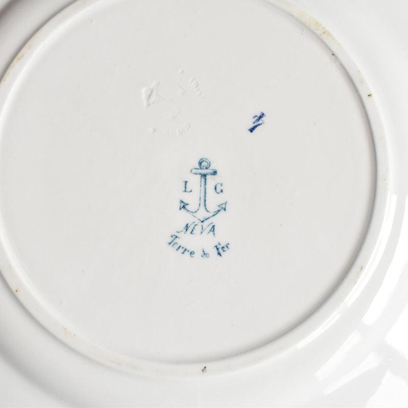 Antique Plate LG Clairfontaine Neva