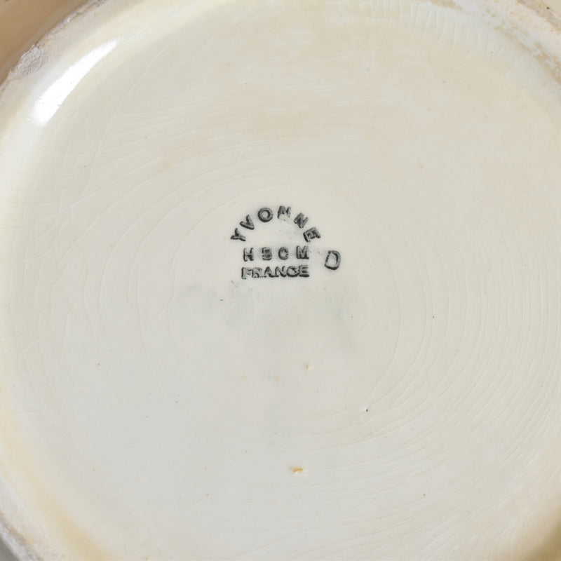 Vintage Legumier HBCM Creil Montereau Yvonne