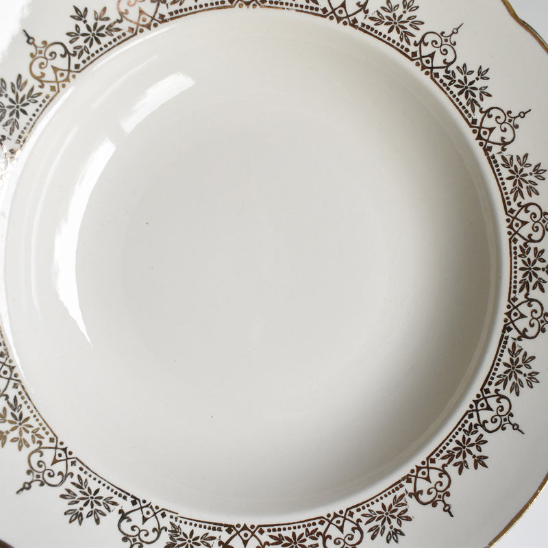 Vintage Deep Dish Villeroy & Boch 7206 Gold F