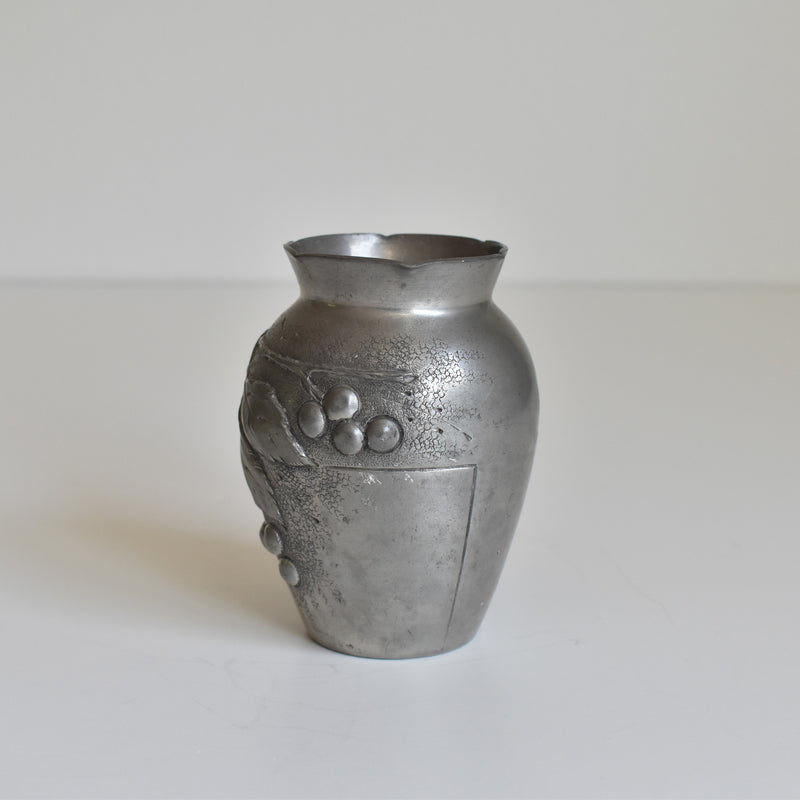 アンティークピューター スモール花器 A.Surjous