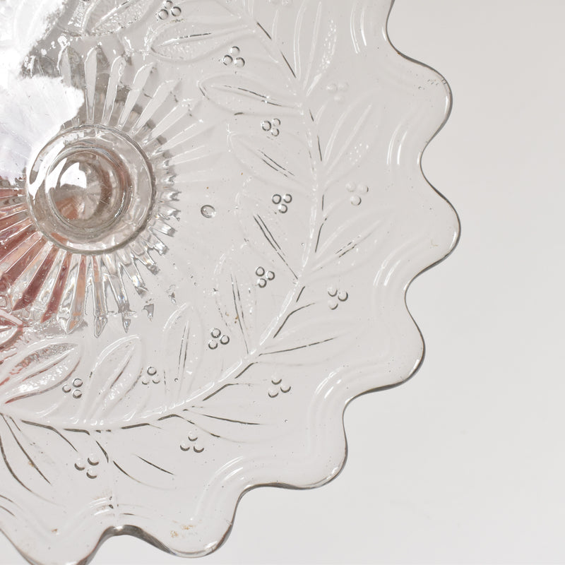 Vintage Glass Compote Gui