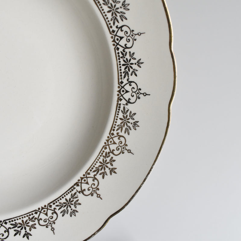 Vintage Deep Dish Villeroy & Boch 7206 Gold F