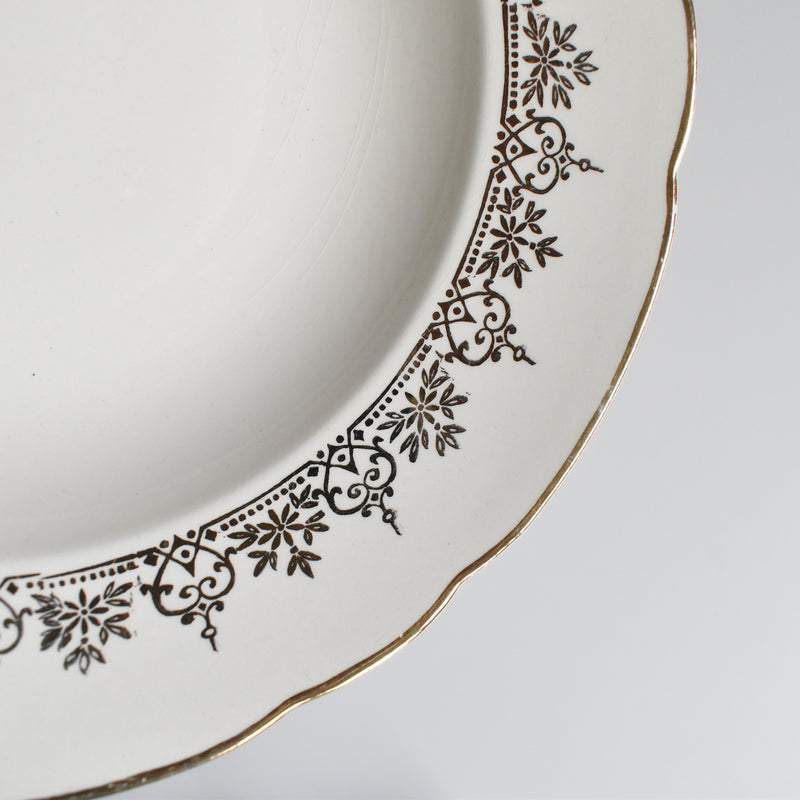 Vintage Deep Dish Villeroy & Boch 7206 Gold F