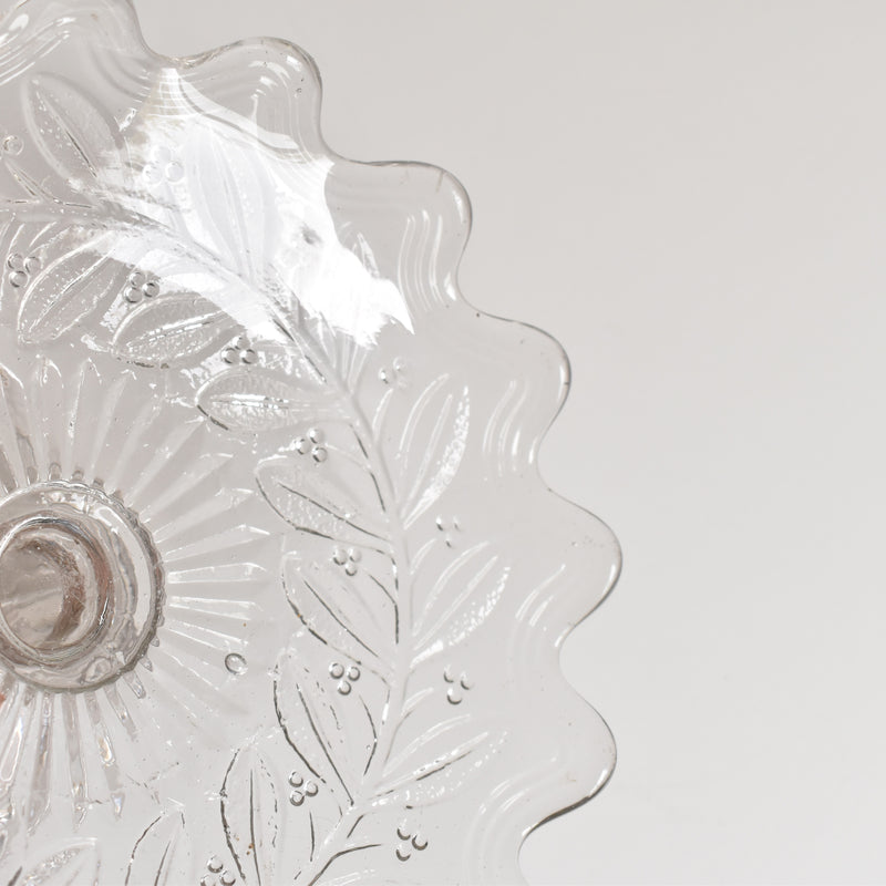Vintage Glass Compote Gui