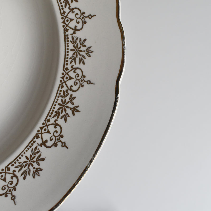 Vintage Deep Dish Villeroy & Boch 7206 Gold F