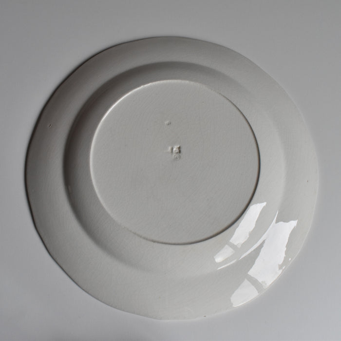 アンティークプレート ミントン クリームウエア B