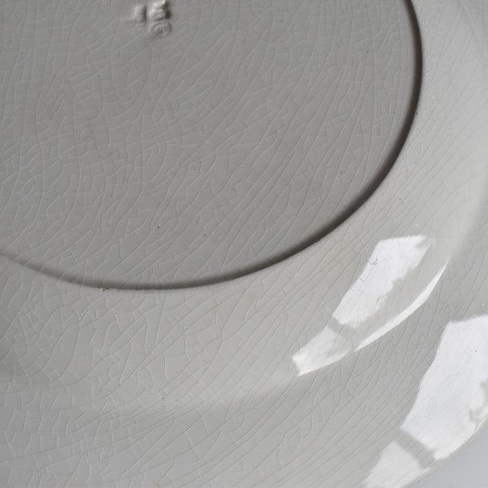 アンティークプレート ミントン クリームウエア B