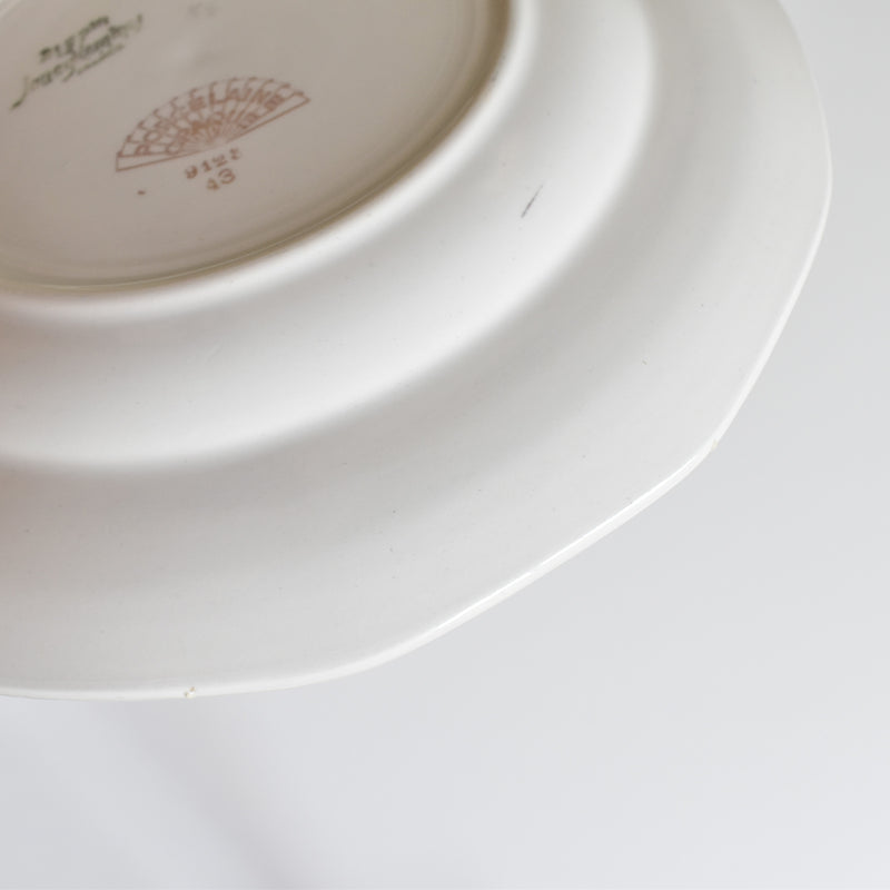 Vintage Dessert Plate Digoin & Sarreguemines 9123 B