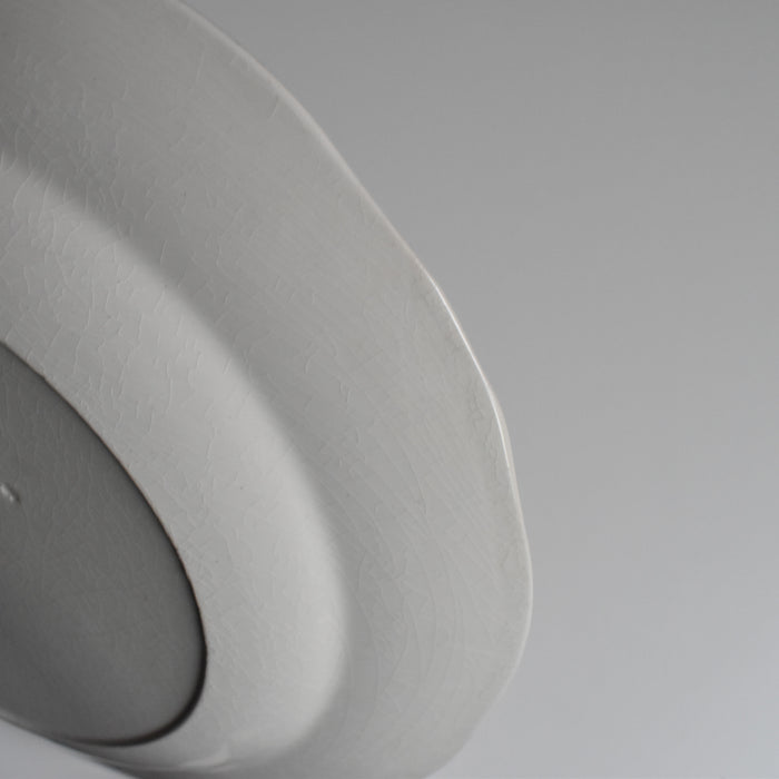 アンティークプレート ミントン クリームウエア B