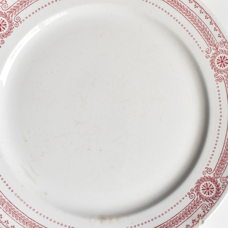 Antique Plate U&C Sarreguemines Carina C