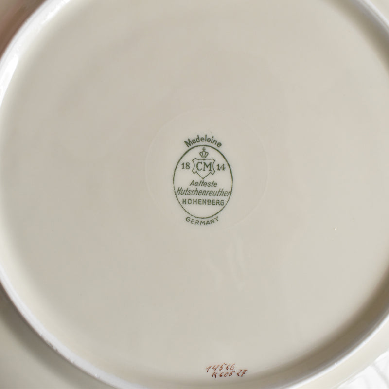 Vintage Plate Hutschenreuther Germany Madeleine B