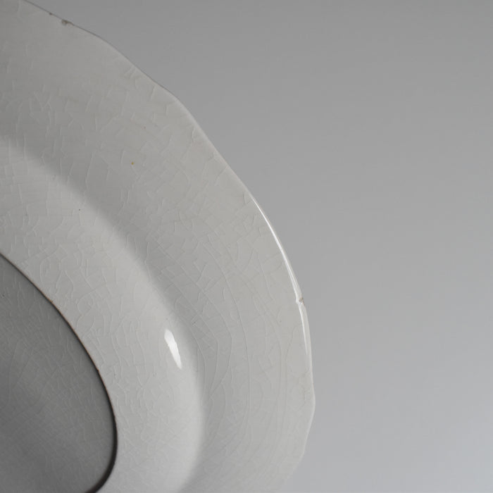 アンティークプレート ミントン クリームウエア B