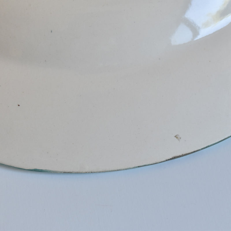 Antique plate Longchamp Petites roses