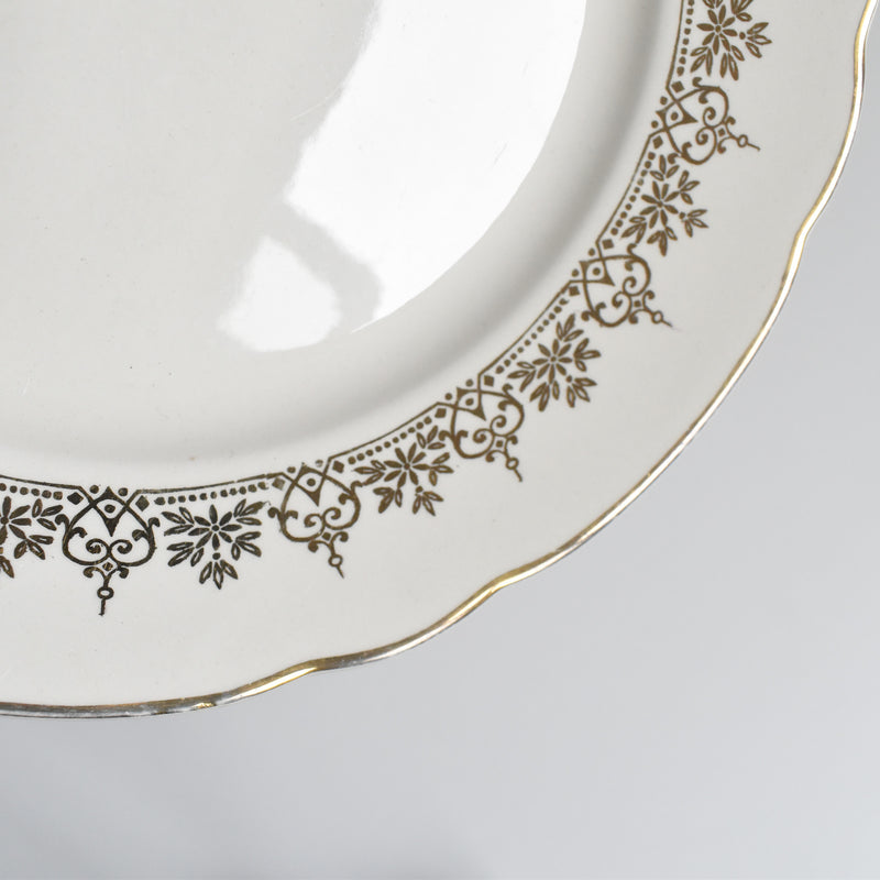 Vintage Plate Villeroy & Boch 7206 Gold A
