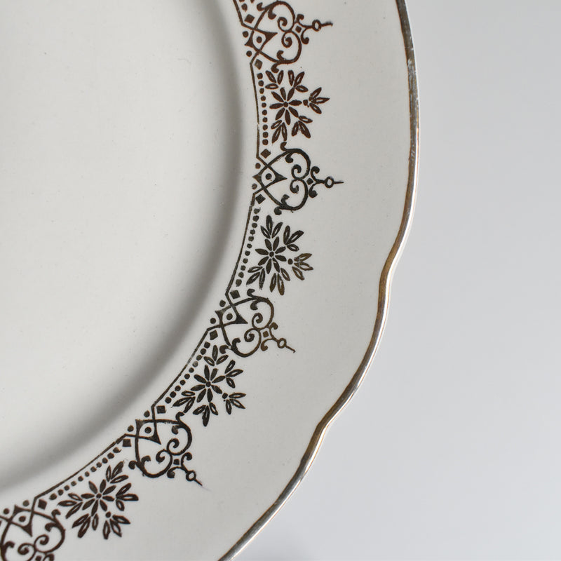 Vintage Plate Villeroy & Boch 7206 Gold A