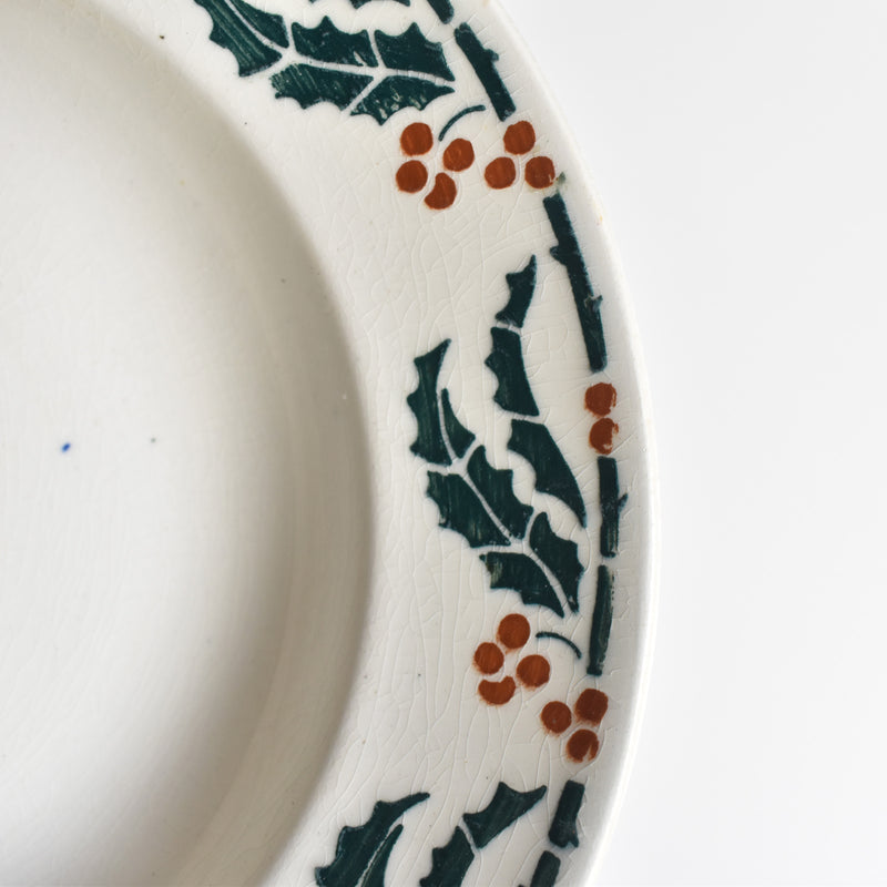 Vintage Deep Plate, KG Lunéville Houx
