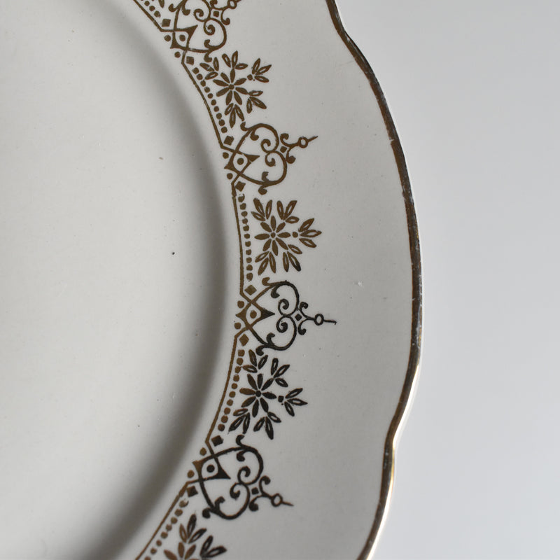 Vintage Plate Villeroy & Boch 7206 Gold A