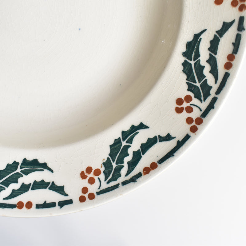 Vintage Deep Plate, KG Lunéville Houx
