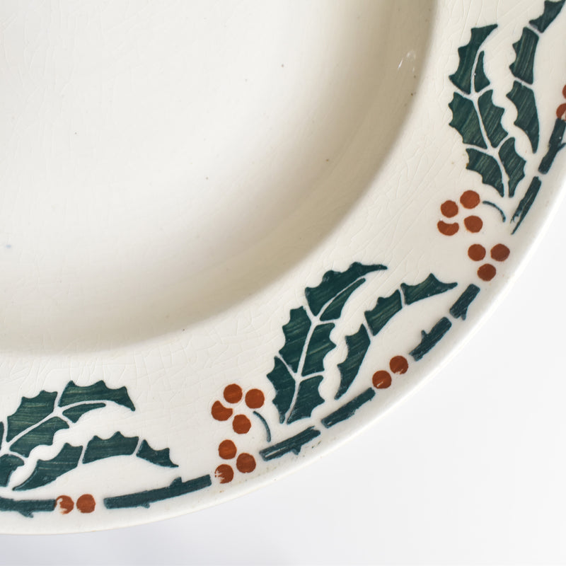 Vintage Deep Plate, KG Lunéville Houx