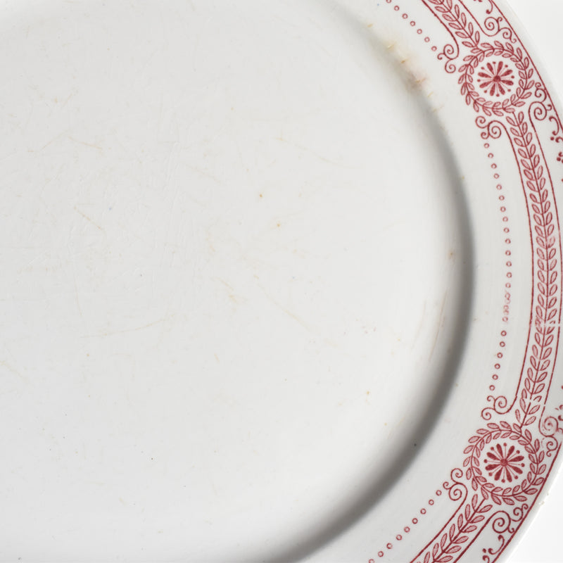 Antique Plate U&C Sarreguemines Carina C