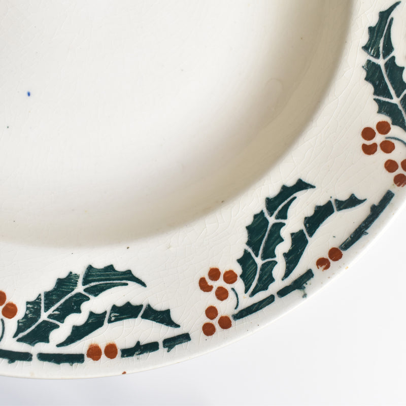 Vintage Deep Plate, KG Lunéville Houx