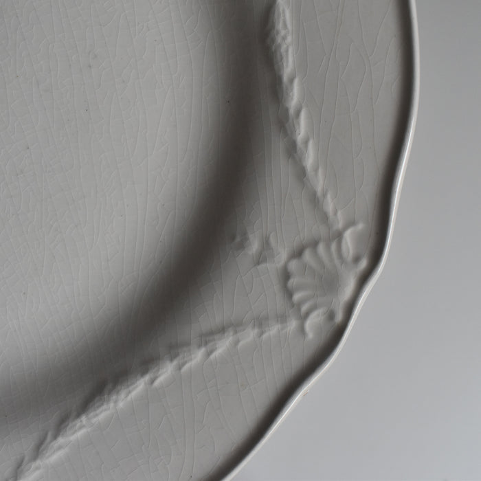 アンティークプレート ミントン クリームウエア B