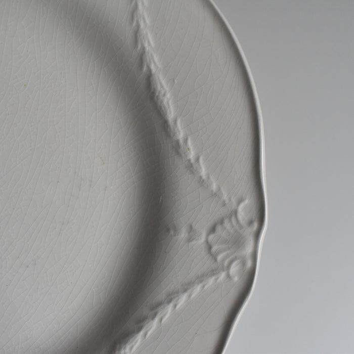 アンティークプレート ミントン クリームウエア B