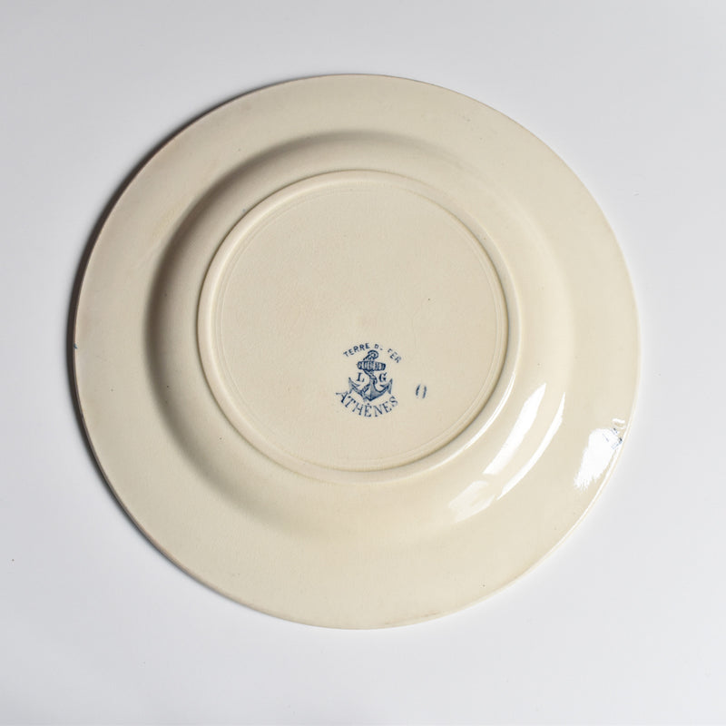 Antique Plate LG Clairefontaine Athènes