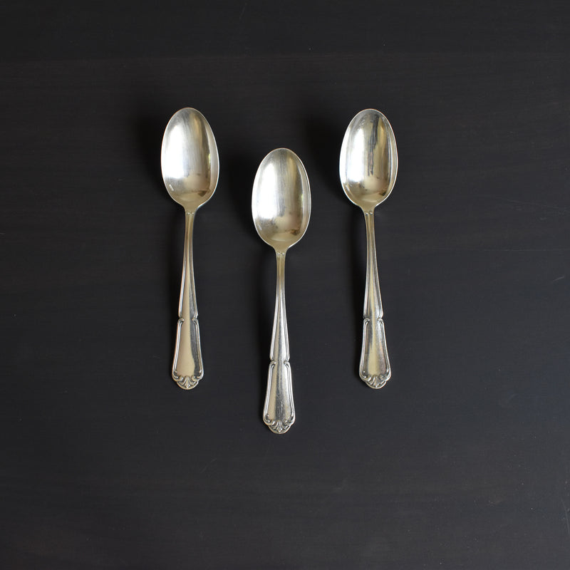 Vintage Silver-Plated Dessert Spoon FRANCOIS FRIONNET