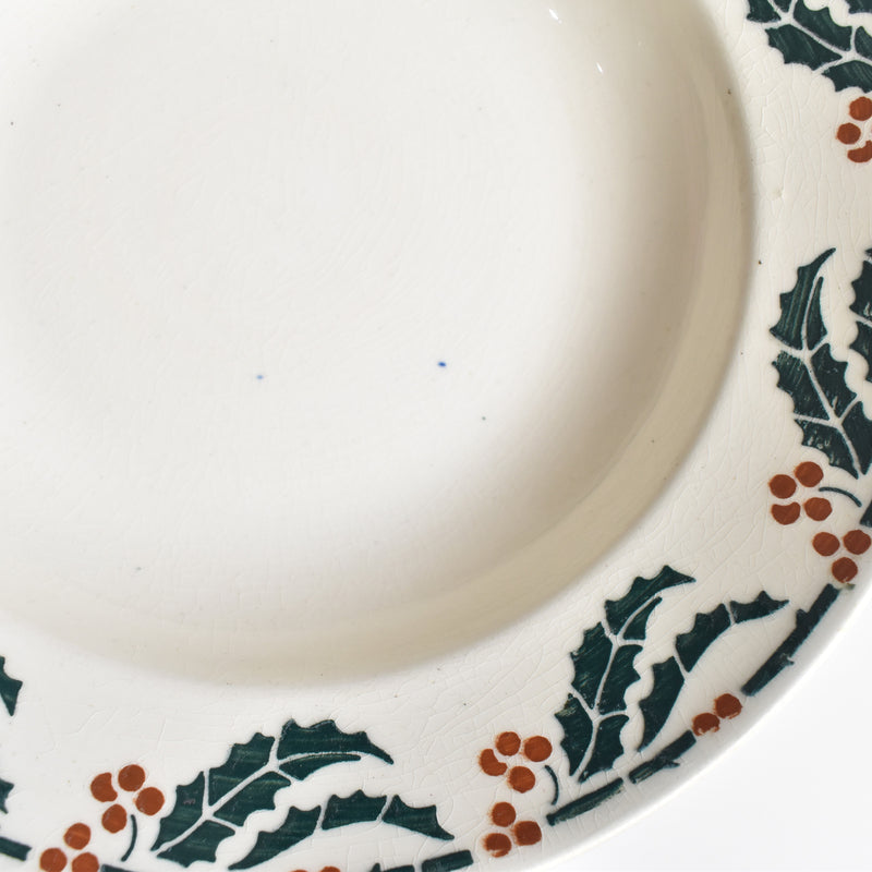 Vintage Deep Plate, KG Lunéville Houx